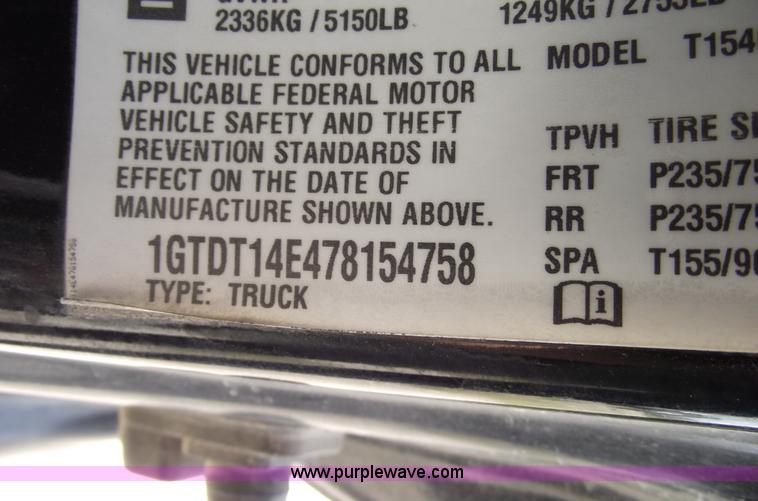 image for item A4190 2007 GMC Canyon SLE pickup truck