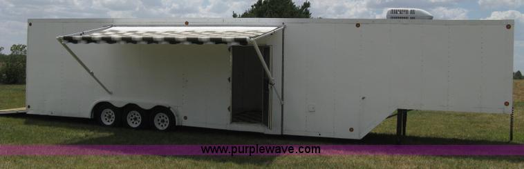 image for item A4274 1995 shop built fifth wheel cargo trailer