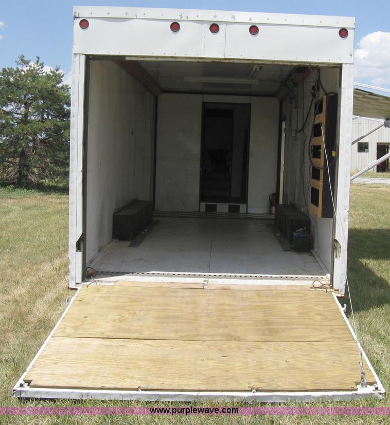image for item A4274 1995 shop built fifth wheel cargo trailer