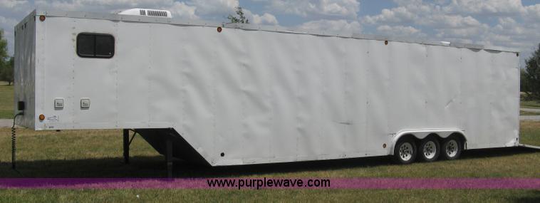 image for item A4274 1995 shop built fifth wheel cargo trailer