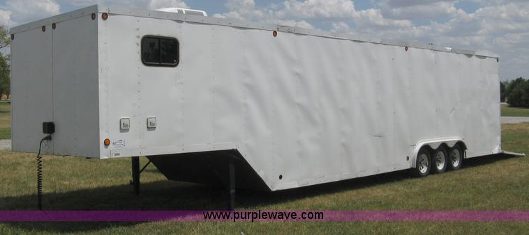 image for item A4274 1995 shop built fifth wheel cargo trailer