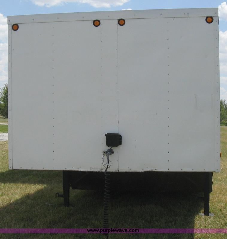 image for item A4274 1995 shop built fifth wheel cargo trailer