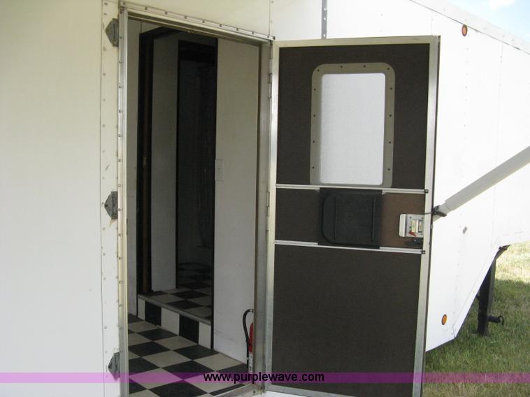 image for item A4274 1995 shop built fifth wheel cargo trailer