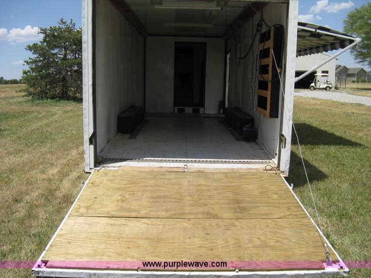 image for item A4274 1995 shop built fifth wheel cargo trailer