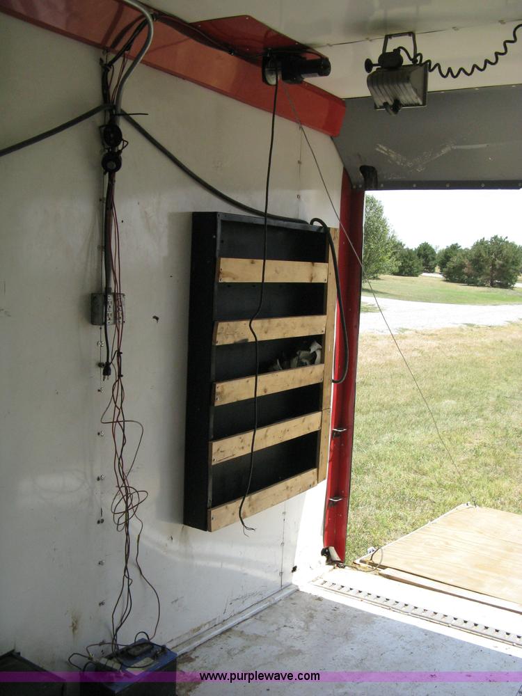 image for item A4274 1995 shop built fifth wheel cargo trailer