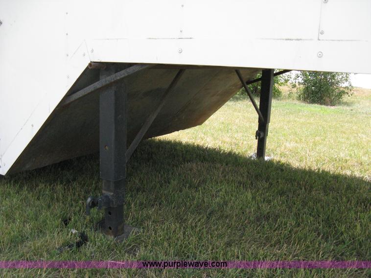 image for item A4274 1995 shop built fifth wheel cargo trailer