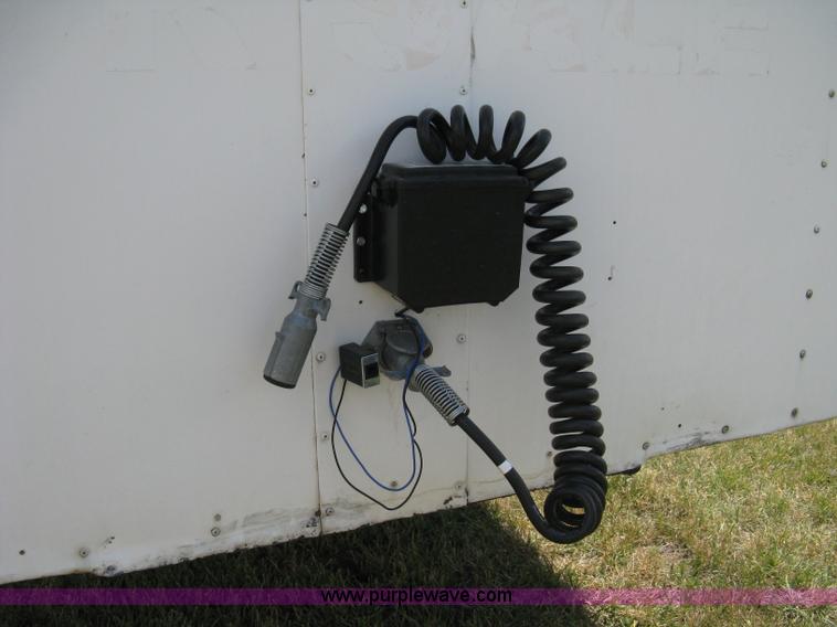 image for item A4274 1995 shop built fifth wheel cargo trailer