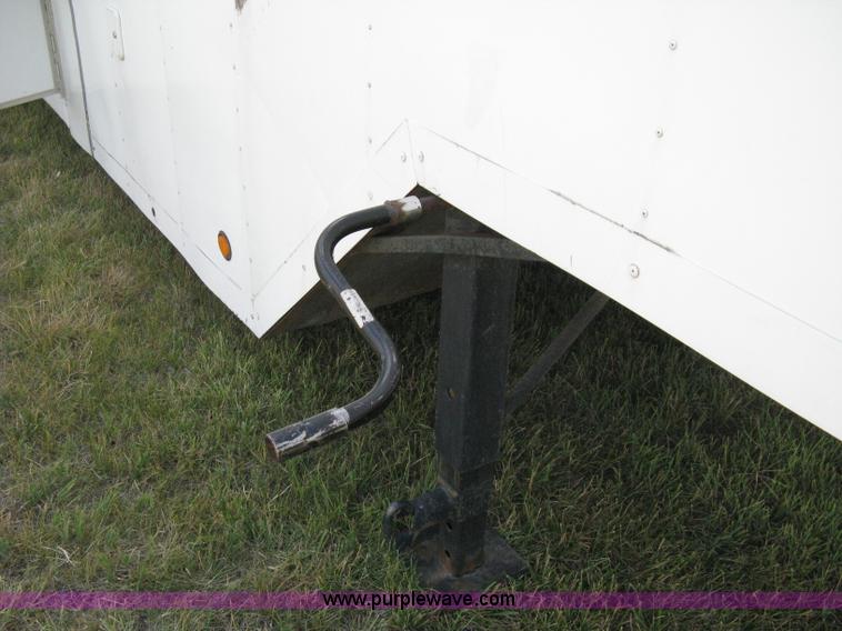 image for item A4274 1995 shop built fifth wheel cargo trailer