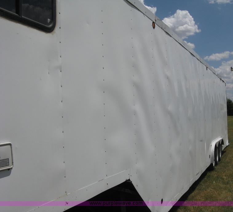image for item A4274 1995 shop built fifth wheel cargo trailer