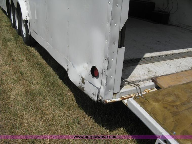 image for item A4274 1995 shop built fifth wheel cargo trailer