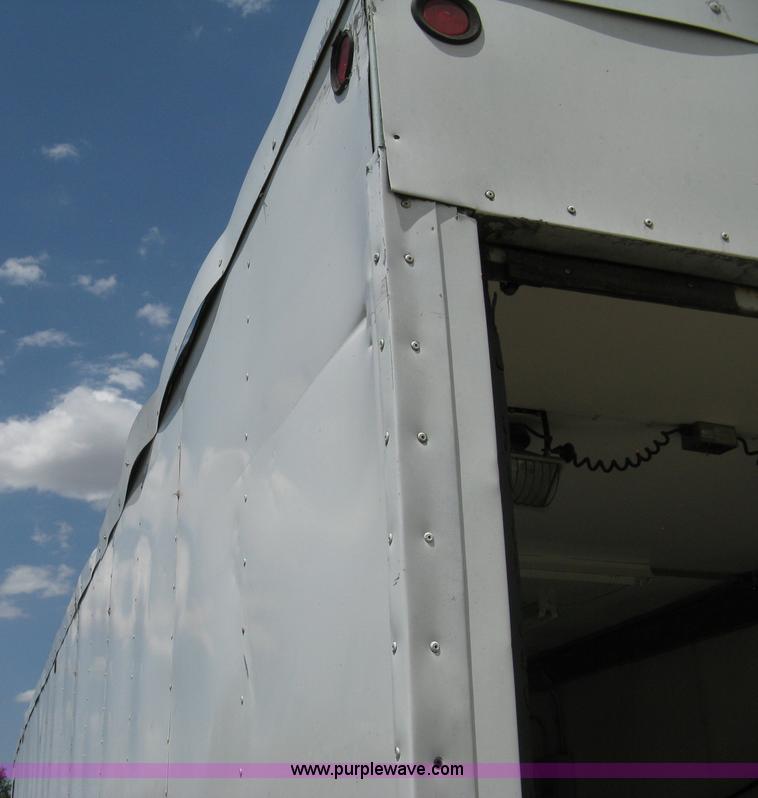 image for item A4274 1995 shop built fifth wheel cargo trailer