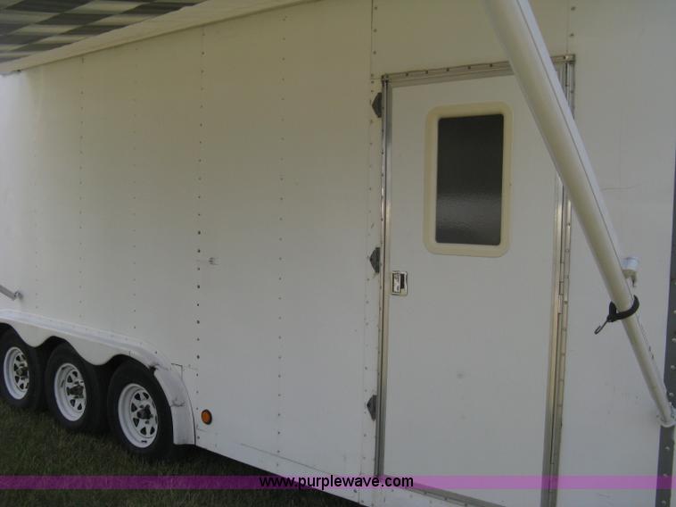 image for item A4274 1995 shop built fifth wheel cargo trailer