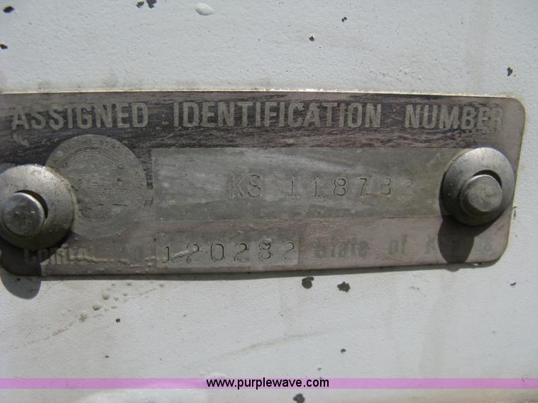 image for item A4274 1995 shop built fifth wheel cargo trailer