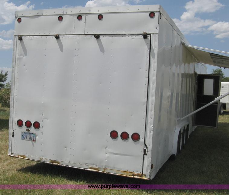 image for item A4274 1995 shop built fifth wheel cargo trailer