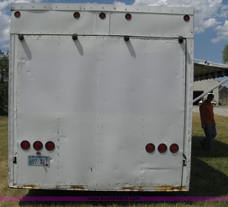 image for item A4274 1995 shop built fifth wheel cargo trailer