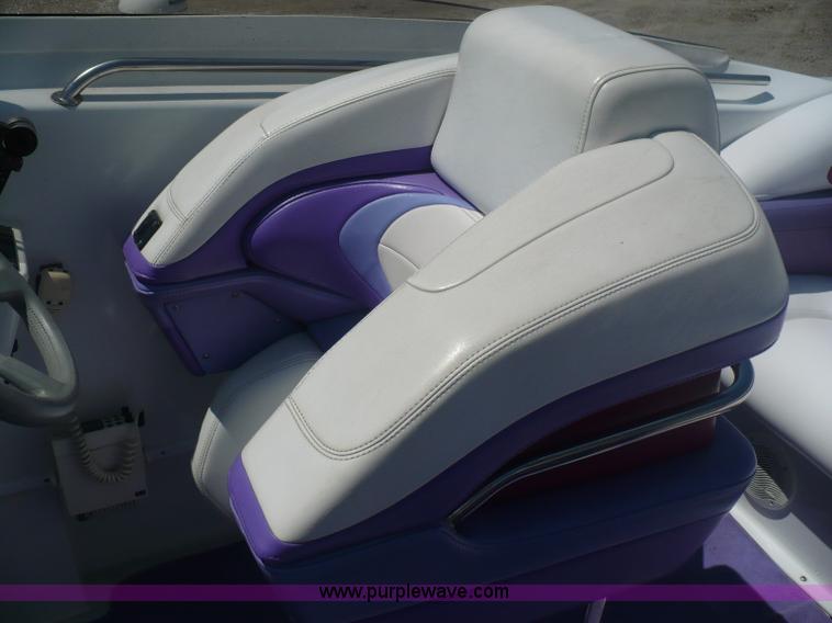 image for item A4851 1995 Baja 320 OS 32' boat and trailer