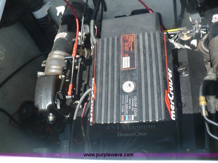 image for item A4851 1995 Baja 320 OS 32' boat and trailer