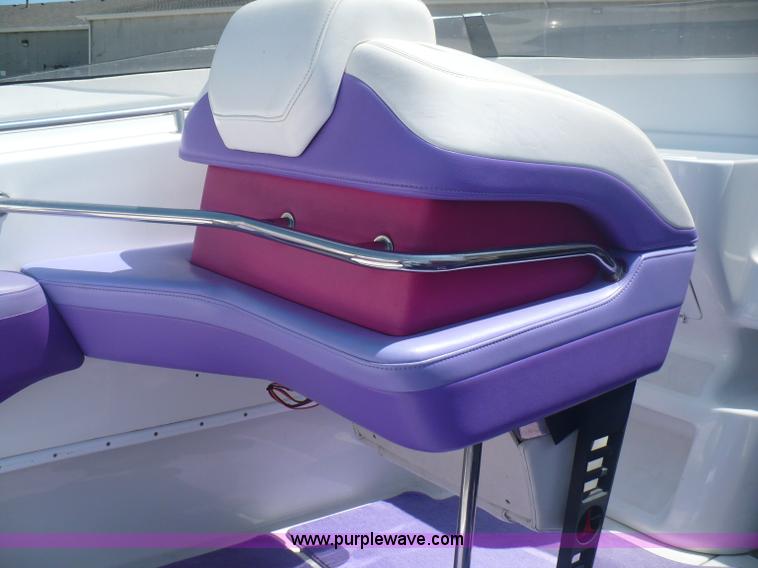 image for item A4851 1995 Baja 320 OS 32' boat and trailer