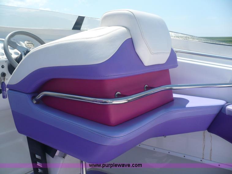 image for item A4851 1995 Baja 320 OS 32' boat and trailer