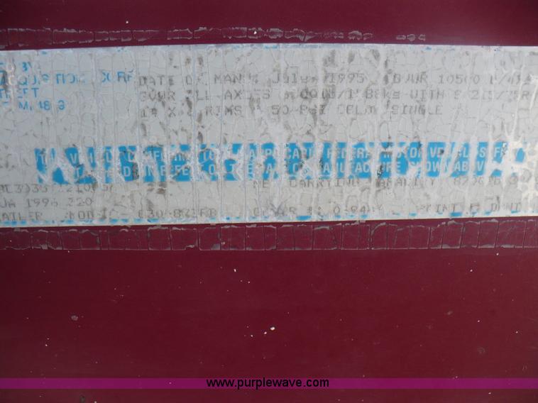 image for item A4851 1995 Baja 320 OS 32' boat and trailer