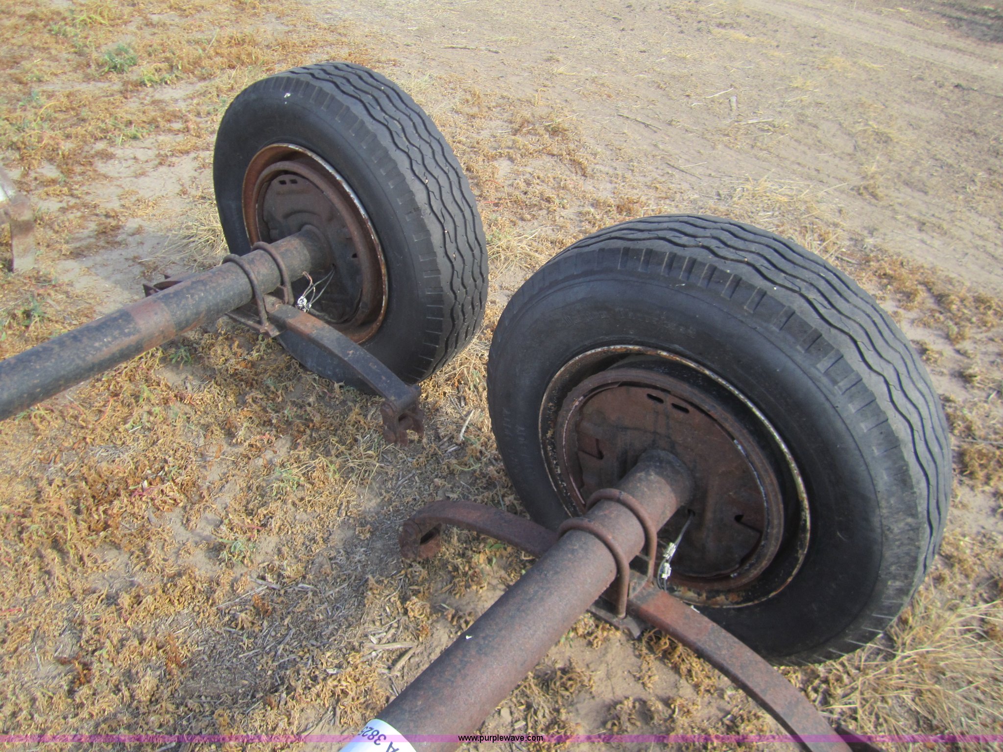 (2) trailer house axles in Deerfield, KS Item A3825 sold Purple Wave