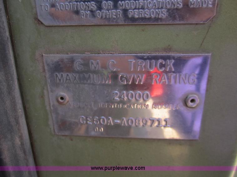 image for item A3806 1969 GMC 6500 tandem axle grain truck