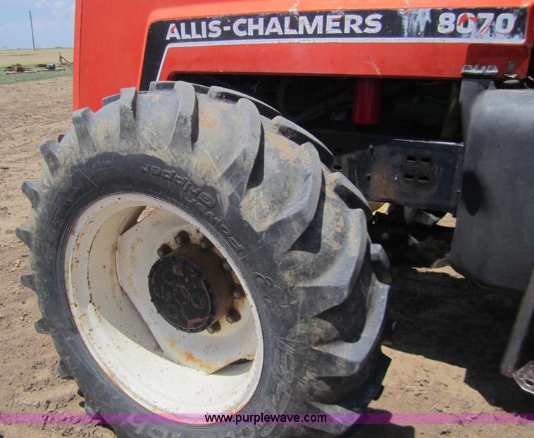 image for item A3807 1984 Allis Chalmers 8070 MFWA tractor