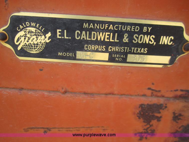 image for item A3814 Caldwell GC grain cart