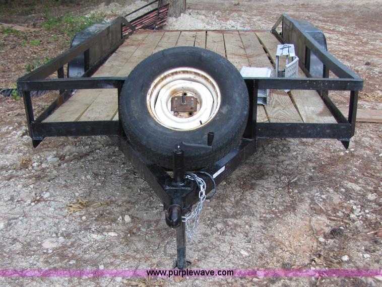 image for item A9532 Utility 16' flatbed trailer