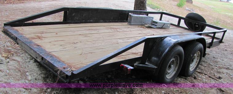 image for item A9532 Utility 16' flatbed trailer