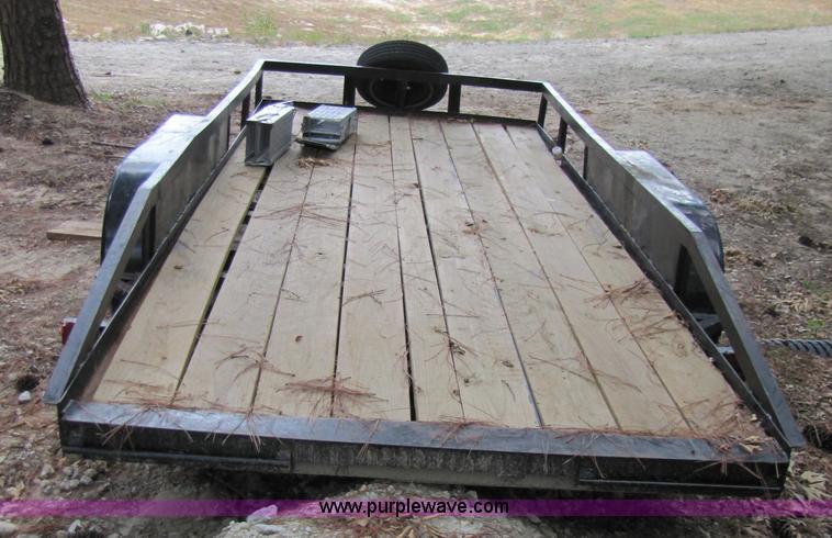 image for item A9532 Utility 16' flatbed trailer