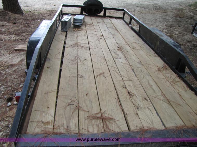image for item A9532 Utility 16' flatbed trailer