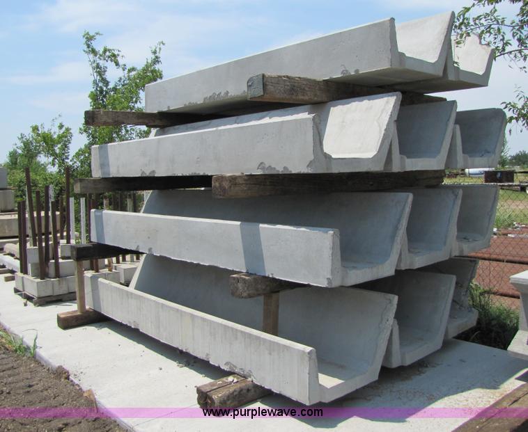 image for item A9535 (11) Concrete feed bunks with stands