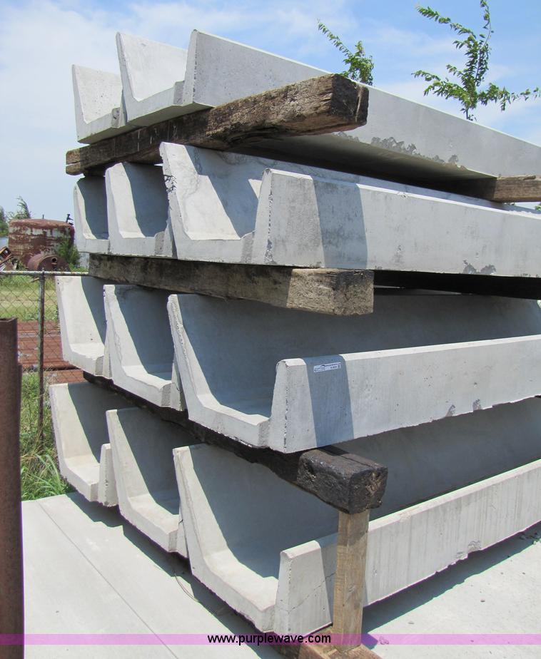 image for item A9535 (11) Concrete feed bunks with stands