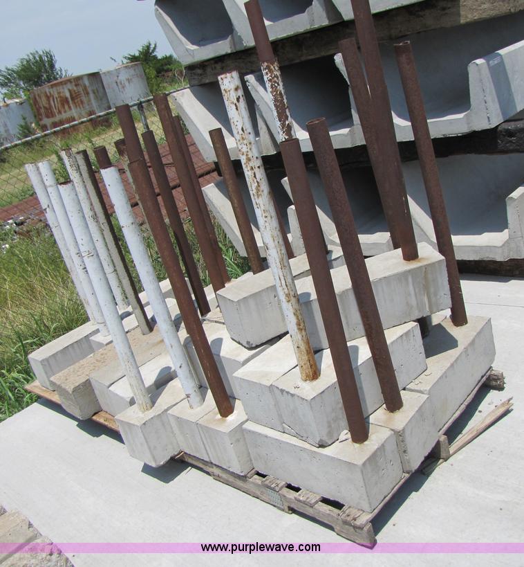 image for item A9535 (11) Concrete feed bunks with stands