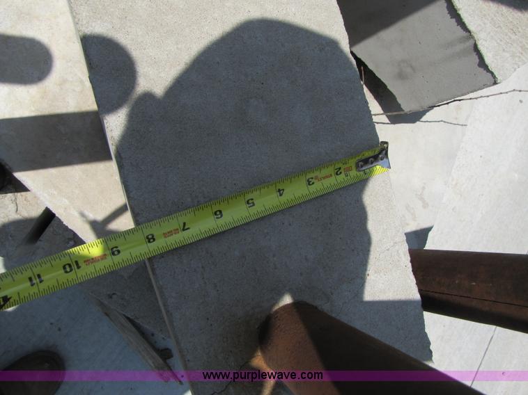 image for item A9535 (11) Concrete feed bunks with stands