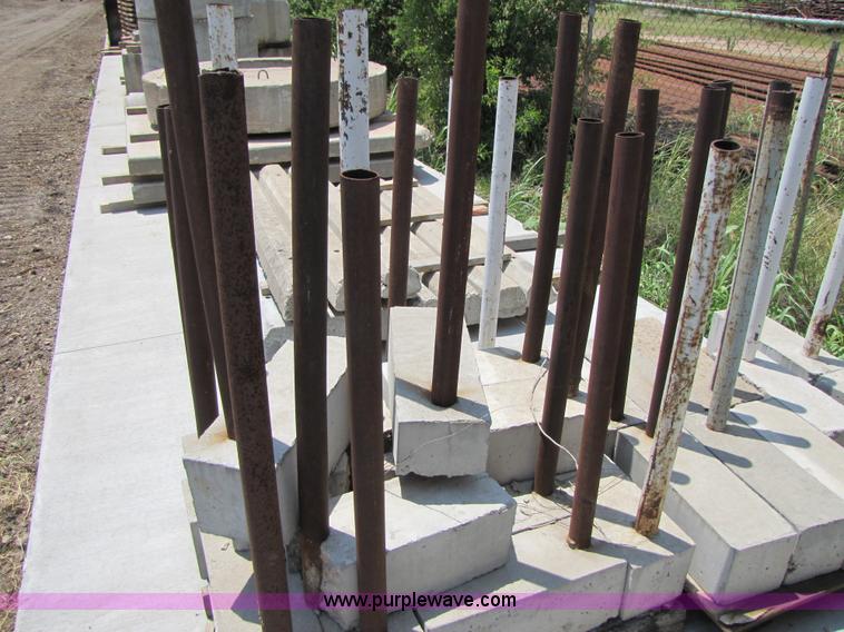 image for item A9535 (11) Concrete feed bunks with stands