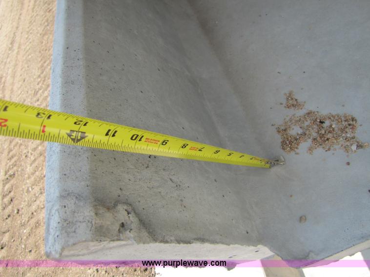 image for item A9535 (11) Concrete feed bunks with stands