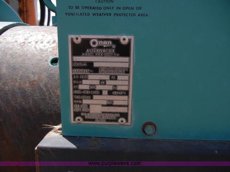 image for item A9748 Onan 25 KW generator
