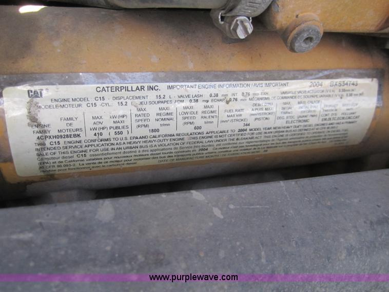 image for item A3852 2005 Kenworth W900 semi truck