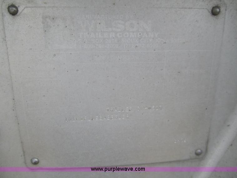 image for item A3865 2003 Wilson DWH-500 42' hopper trailer