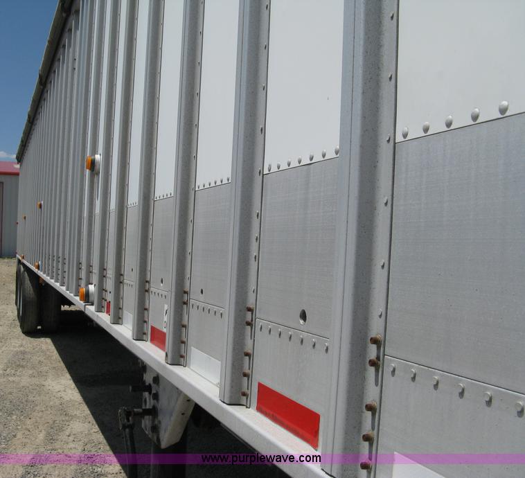 image for item A4290 2000 Cornhusker 800 aluminum grain hopper trailer