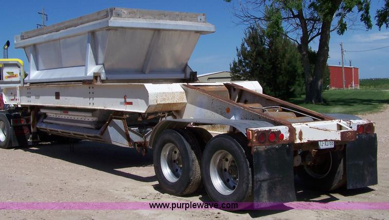 image for item A4558 1981 Multech belly dump trailer