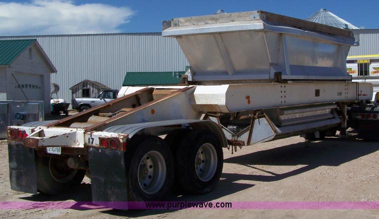 image for item A4558 1981 Multech belly dump trailer