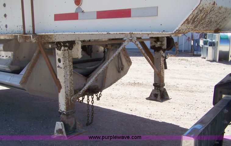 image for item A4558 1981 Multech belly dump trailer