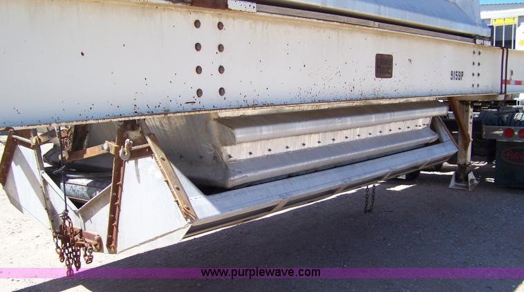image for item A4558 1981 Multech belly dump trailer