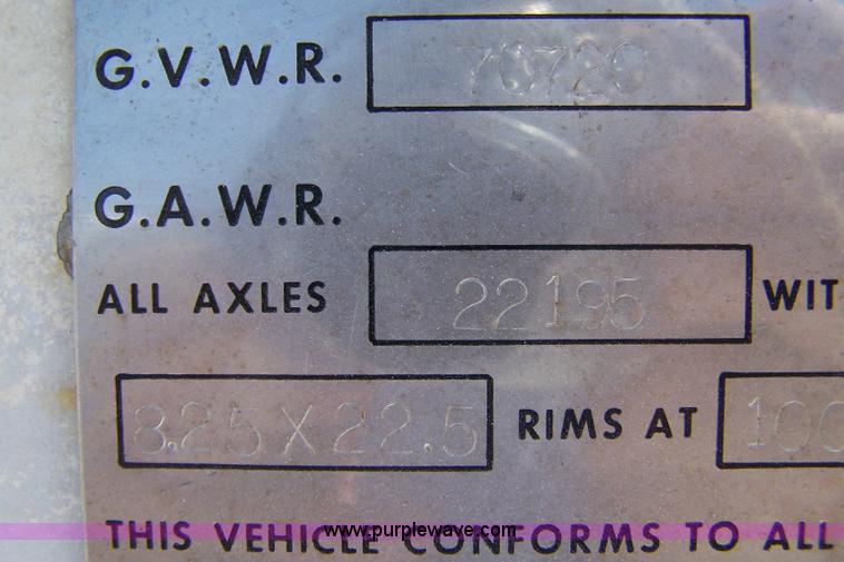 image for item A4558 1981 Multech belly dump trailer