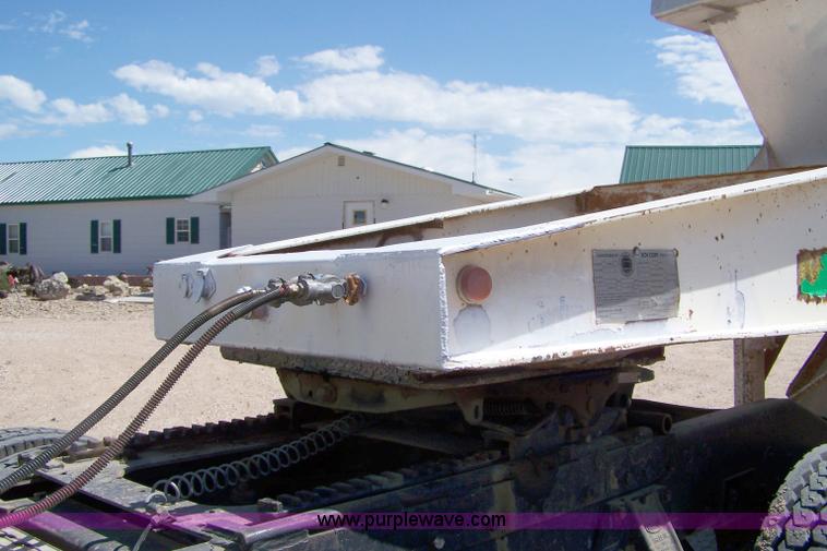 image for item A4558 1981 Multech belly dump trailer