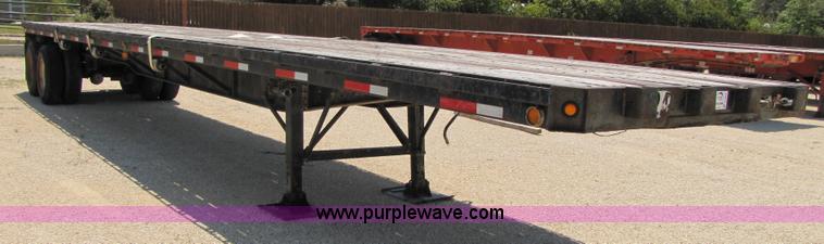image for item A4663 1987 Wabash 45' flatbed trailer
