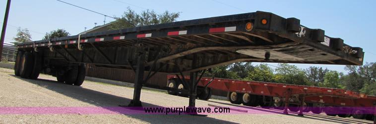 image for item A4663 1987 Wabash 45' flatbed trailer